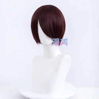 【Manmei】30cm Universal Short Wig Heat Resistant Synthetic Hair Cosplay Wigs