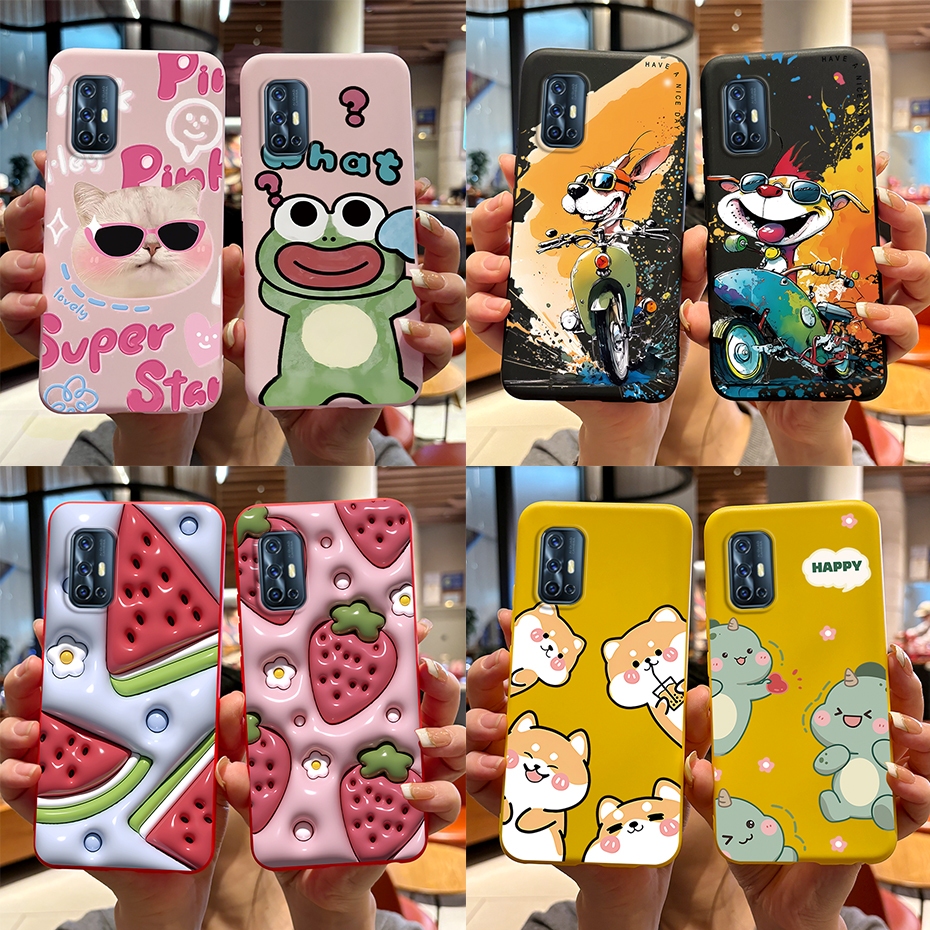 เคสโทรศัพท์มือถือ ซิลิโคนนิ่ม ลายการ์ตูน สําหรับ Vivo V19 V19 Neo V17 1919 V19Neo