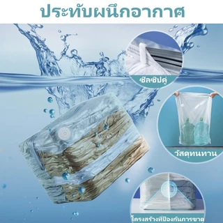 ถุงสูญญากาศ แบบพกพา สําหรับจัดเก็บเสื้อผ้า ผ้าห่ม ใช้ในบ้าน เดินทาง