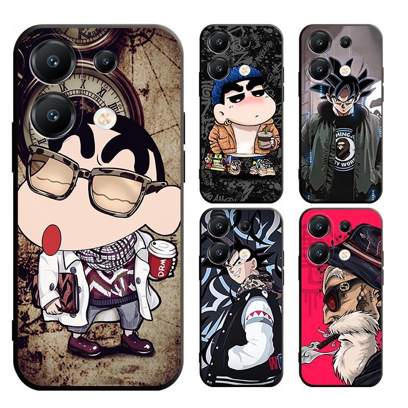 เคส xiaomi 14T 14 POCO F6 M6 PRO ultra 4G 5G โทรศัพท์มือถือแบบนิ่ม ลายคาคาโรต์ สําหรับ