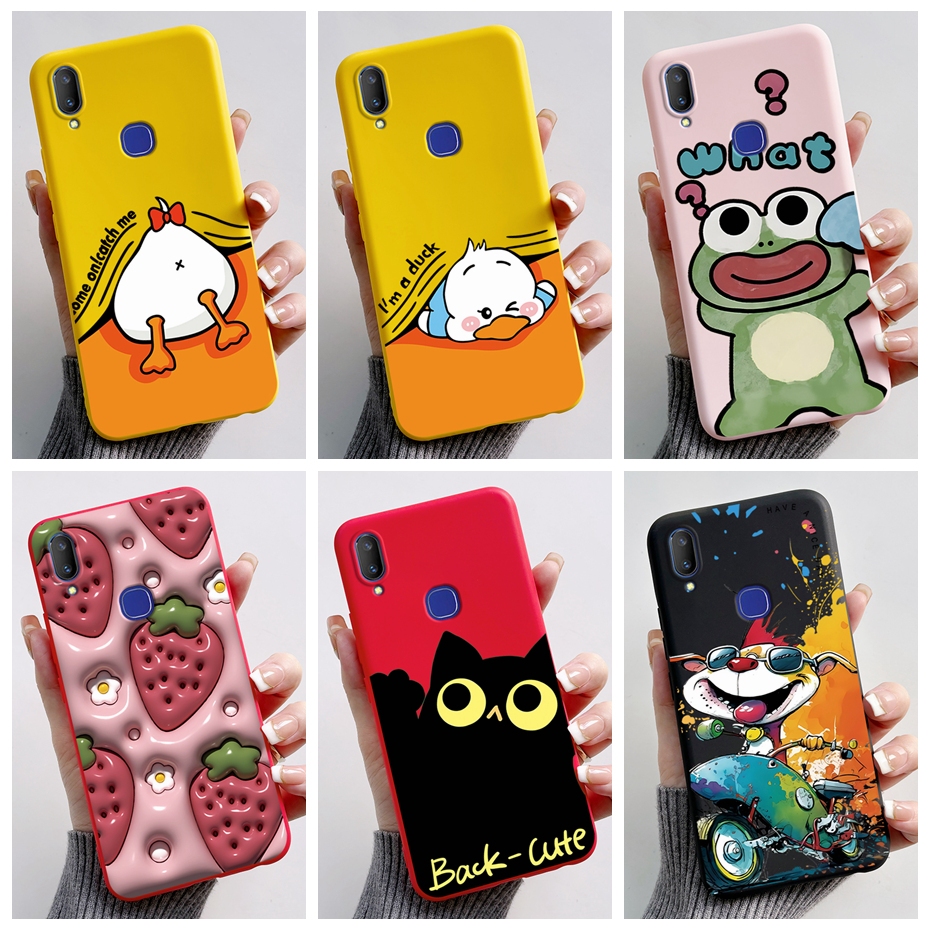 เคสโทรศัพท์มือถือแบบนิ่ม ผิวด้าน ลายเป็ด สําหรับ Vivo V11 V11i V11 V 11 V 11i V11i 1806 1804