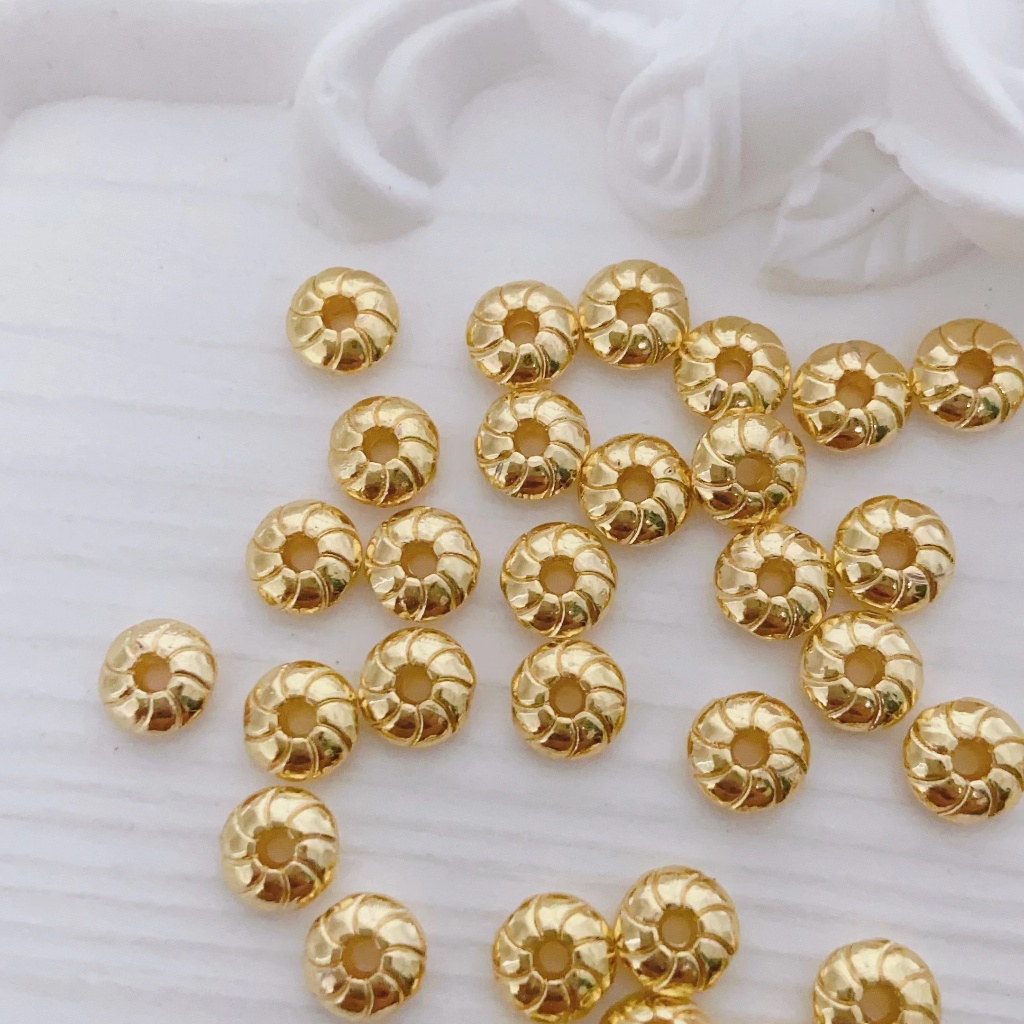 A1010 [Monochrome Free 50 ชิ้นสําหรับการสั่งซื้อ 100 ชิ้น] 14K Gold-Clad Color-Pre Serve Pumpkin Pat