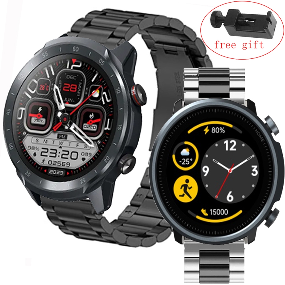 สาย Mibro Watch A2 สายนาฬิกาข้อมือ สายนาฬิกาข้อมือ สเตนเลส โลหะ อุปกรณ์เสริม สําหรับ Mibro Watch A2 A1 Smart Watch สาย