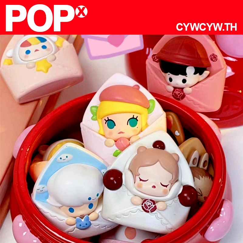 Pop bean PopMart Pucky Molly dimoo ตัวอักษรความรัก วันวาเลนไทน์