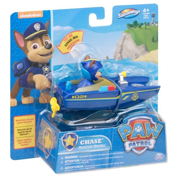 SwimWays Paw Patrol Rescue Boats Bath Toy - Chase เรือกู้ภัย Paw Patrol ของเล่นอาบน้ํา สําหรับเด็ก