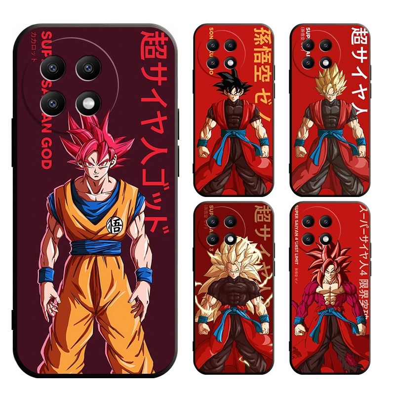 เคส OnePlus Nord 11 10 10T 8T CE 2 3 Lite 5G PRO นิ่ม ลายอนิเมะ Dragon Ball Goku Super Saiyan สีดํา สําหรับ
