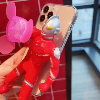 "จัดส่งตลอด 24 ชั่วโมง" เคสโทรศัพท์มือถือ ลายอุลตร้าแมนตลก 3D พร้อมพัดลมเรืองแสง สําหรับ iPhone 11 14 Pro Max 12 13 15 Pro Max 6 6s 7plus 8plus xsmax XR X XS SE2 SE3 7 8