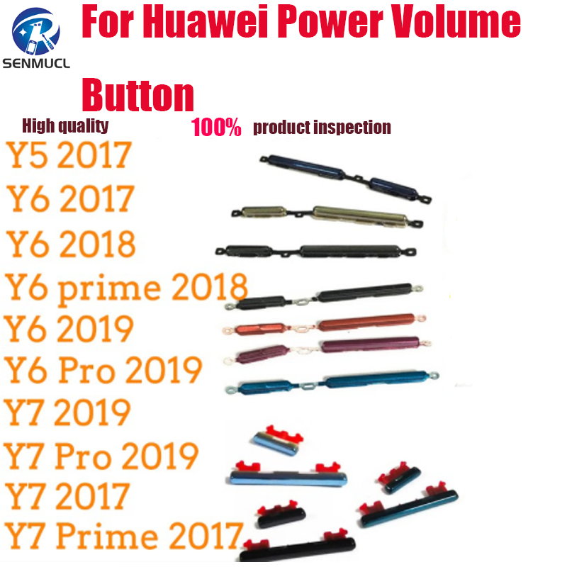 ปุ่มเปิดปิด ปุ่มพาวเวอร์ ด้านข้าง สําหรับ Huawei Y5 Y6 Y7 Pro Y9 prime Pro 2017 2018 2019