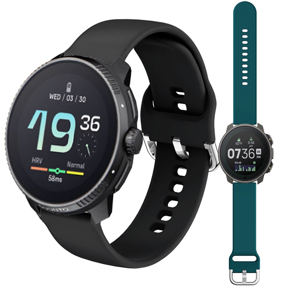 สายนาฬิกาข้อมือซิลิโคน แบบปลดเร็ว อุปกรณ์เสริม สําหรับ Suunto Race vertical Smart Watch Band สาย