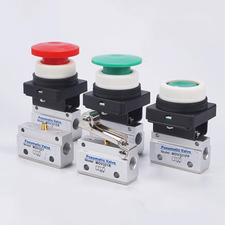 MOV-03A 03B 02 03 01 03PPL นิวเมติกโรลเลอร์วาล์วกล，สวิตช์วาล์วอากาศแบบกด  MOV321 PPปุ่มฉุกเฉิน， EBลูกบิด