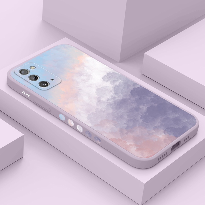 เคสโทรศัพท์มือถือ ซิลิโคน ลายโทนสี สําหรับ Samsung Galaxy Note 5G 20 10 9 Ultra Plus