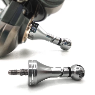 รอกหมุนเปลี่ยน Dual-grip Handle Carbon เสริมแขนล้อตกปลา DIY ดัดแปลงตกปลาสําหรับ KASTKING Reel