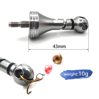 รอกหมุนเปลี่ยน Dual-grip Handle Carbon เสริมแขนล้อตกปลา DIY ดัดแปลงตกปลาสําหรับ KASTKING Reel