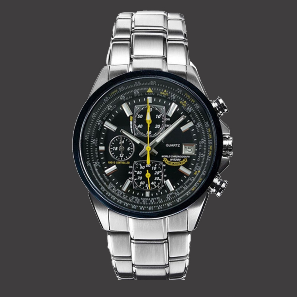 [จัดส่ง 24 ชั่วโมง] Citizen นาฬิกาข้อมือควอทซ์ โครโนกราฟ สําหรับผู้ชาย