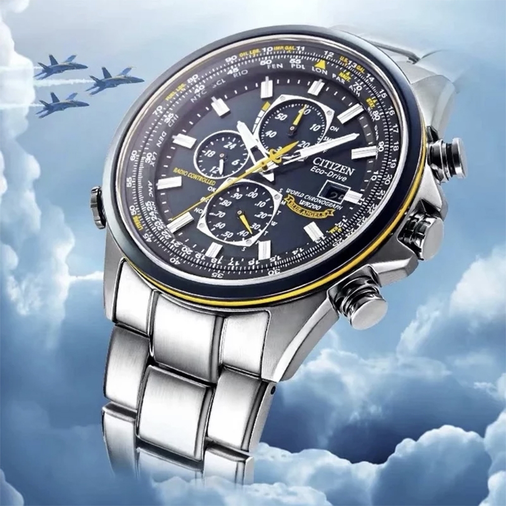 [จัดส่ง 24 ชั่วโมง] Citizen นาฬิกาข้อมือควอทซ์ โครโนกราฟ สําหรับผู้ชาย