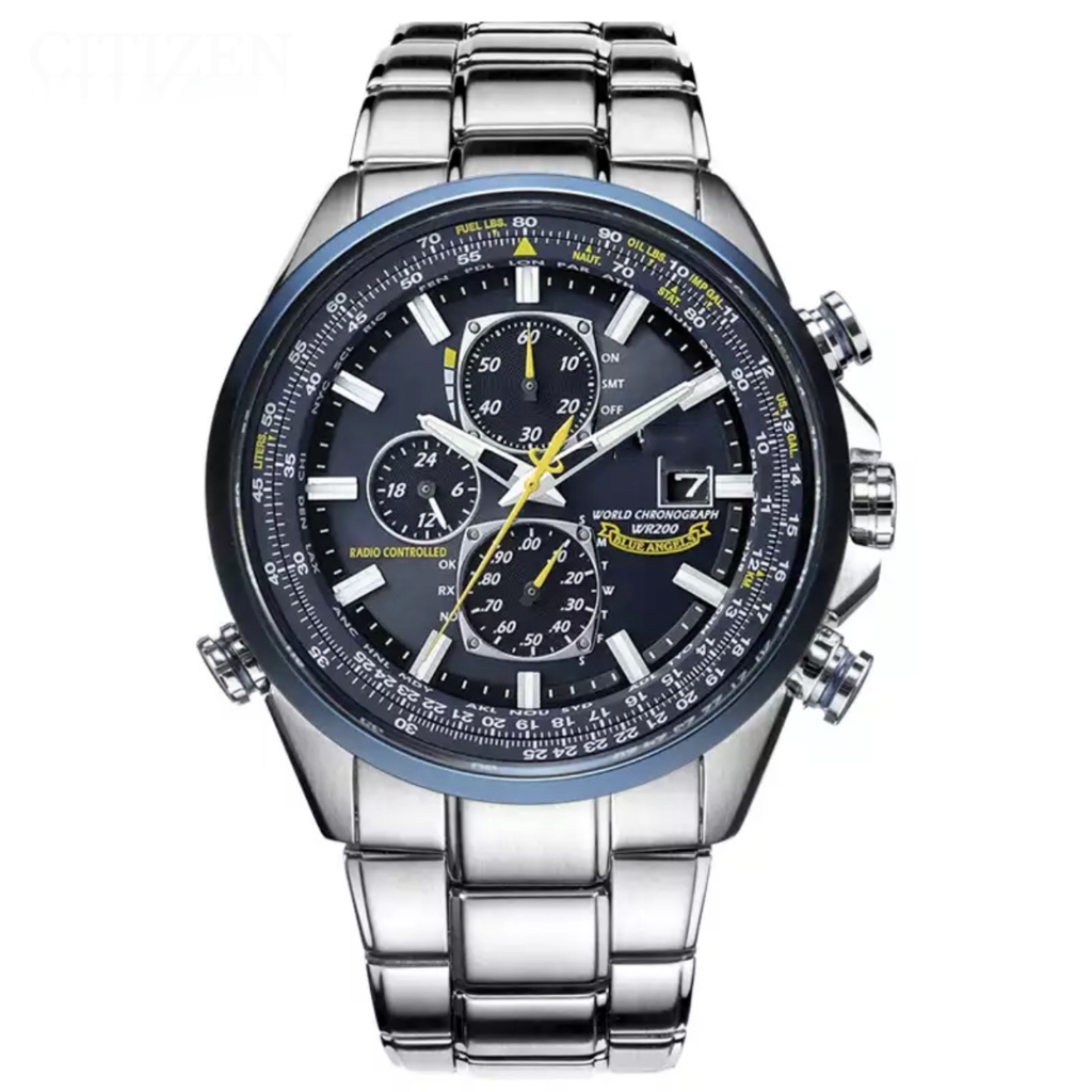 [จัดส่ง 24 ชั่วโมง] Citizen นาฬิกาข้อมือควอทซ์ โครโนกราฟ สําหรับผู้ชาย