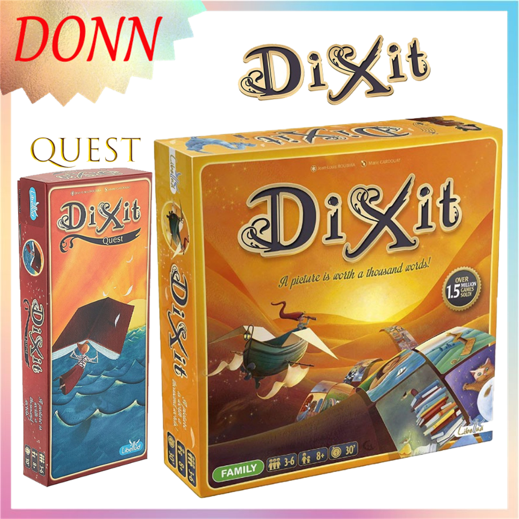 เกมกระดาน ภาษาอังกฤษ Dixit Gaming Board Game - ผู้เล่นหลายคน