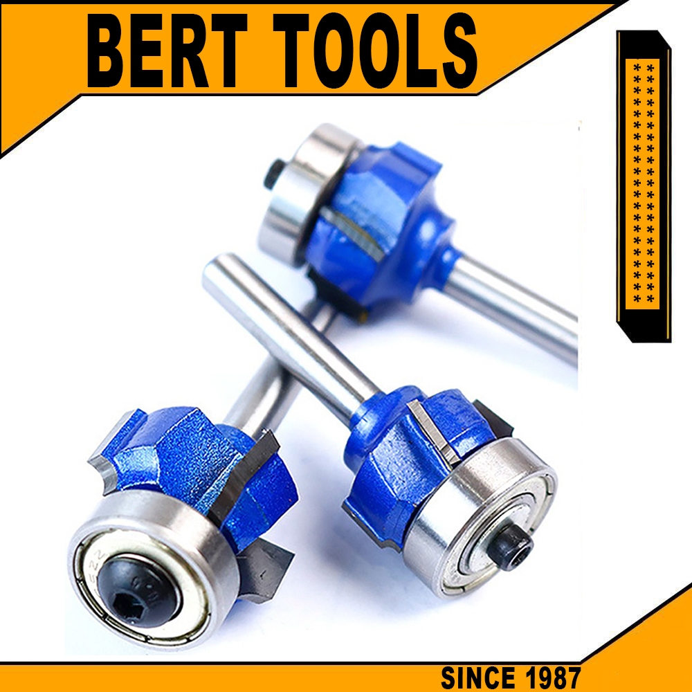 BERT ｜ชุดดอกเร้าเตอร์ ดอกเร้าเตอร์ 1/4" (6.35mm) R1 R2 R3