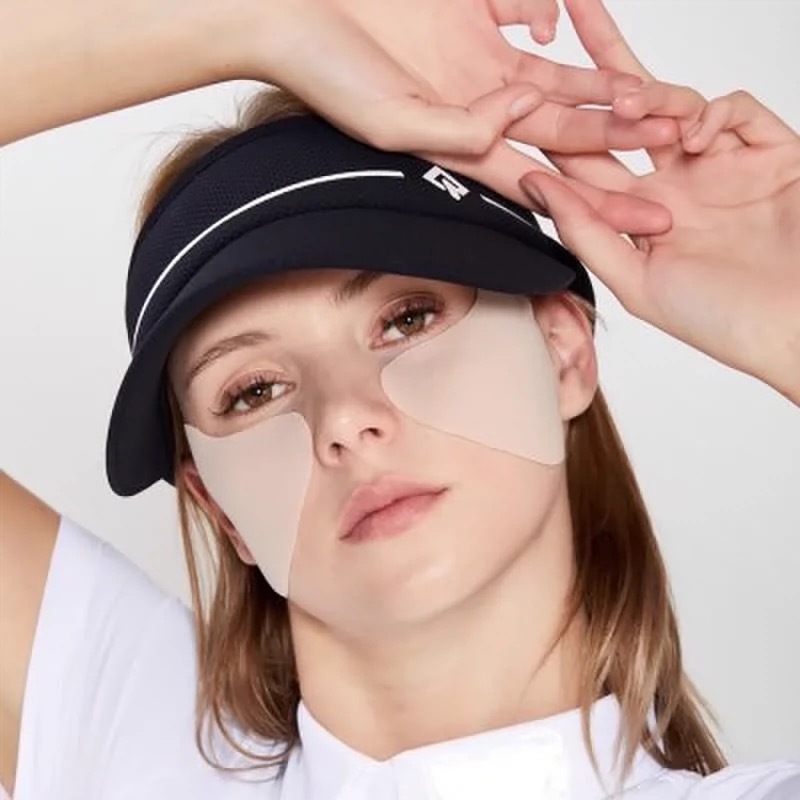 เกาหลี เกาหลี กอล์ฟ ป้องกันรังสีอัลตราไวโอเลต สติกเกอร์ กันแดด ใบหน้า หน้ากาก กลางแจ้ง กอล์ฟ กีฬา ม่านบังแดด หน้ากากกันแดด อุปกรณ์กันแดดกอล์ฟ