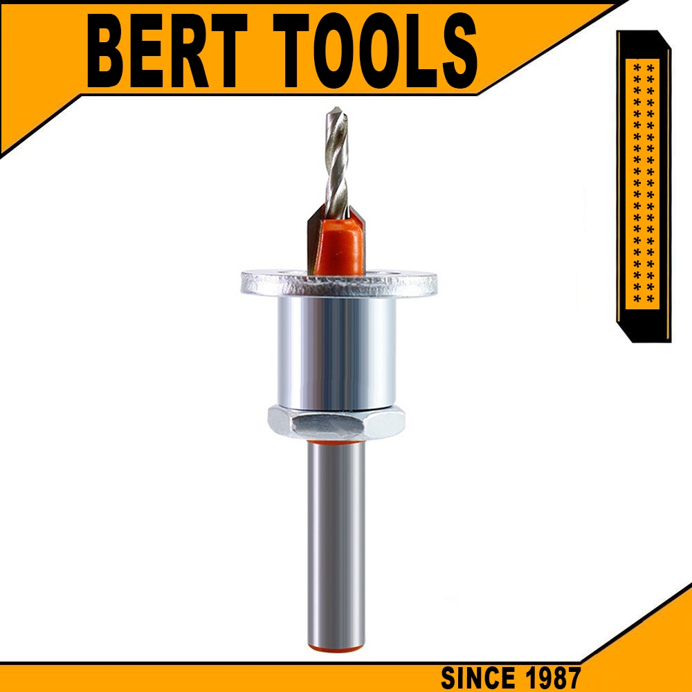 BERT ｜ดอกเจาะผายหัว ซ่อนหัวสกรู น็อต พร้อมดอกสว่าน ดอกสว่าน สว่าน ก้านปรับได้ ดอกสว่านเจาะนํา