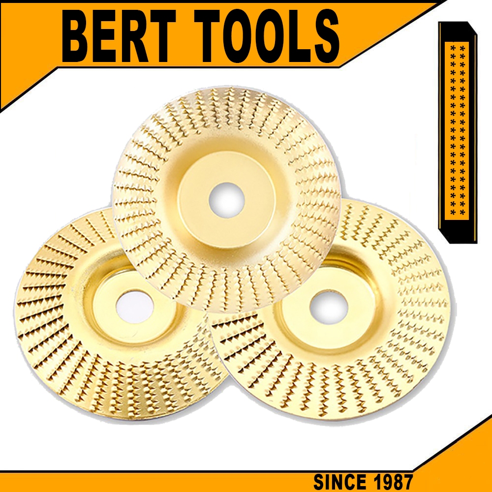 BERT ｜ใบเจียร์ขัดไม้ ใบขัดไม้ โลหะทังสเตนคาร์ ใบเจียร์ไม้แบบแบนใบเจียร์แกะสลัก บุ้งขัดไม้ เครื่องมือแกะสลักไม้แผ่นขัด