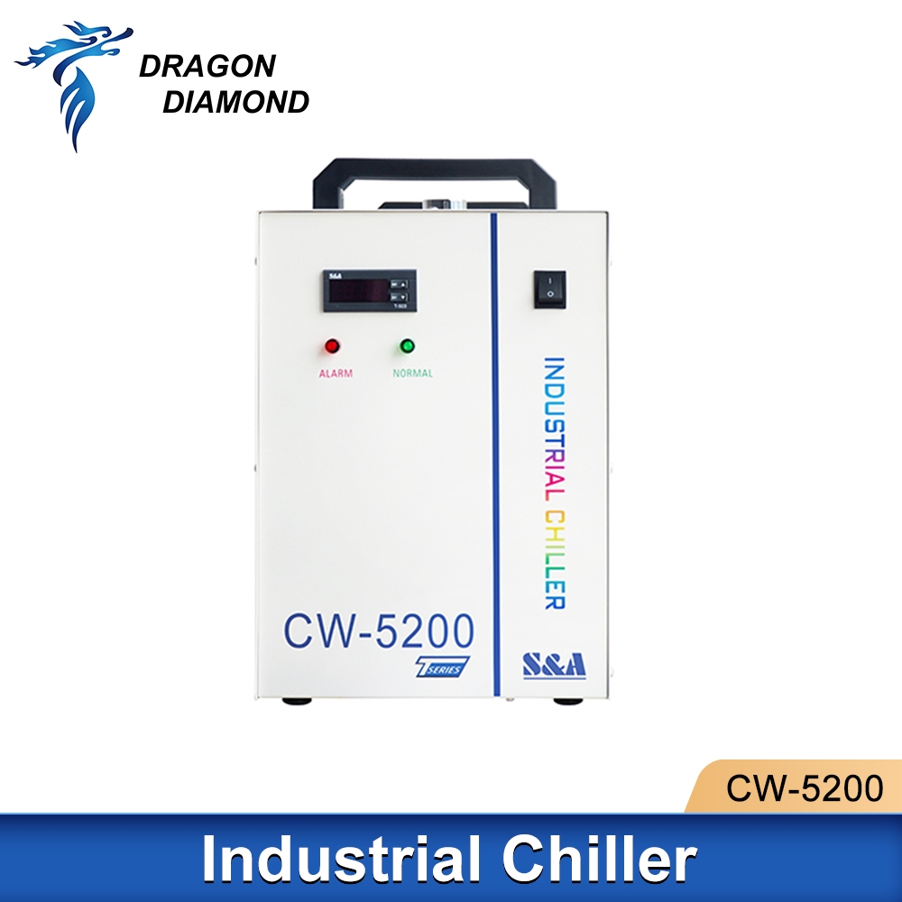 S & A CW5200 อุตสาหกรรม Water Chiller Cooling S & A สําหรับ 100W 130W 150W เลเซอร์สําหรับ Co2 เลเซอร