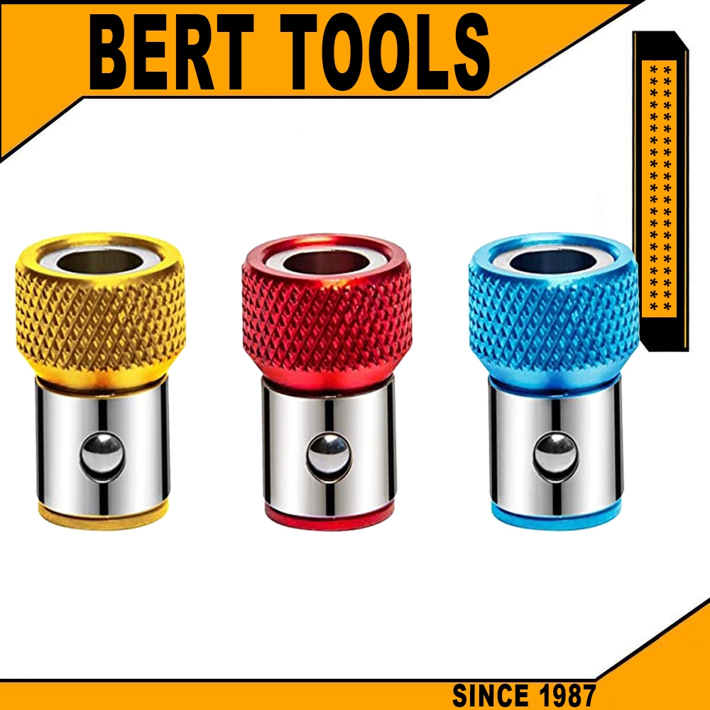 BERT | แหวนแม่เหล็ก อเนกประสงค์ หัววงแหวนไขควง ถอดออกได้ สําหรับดอกไขควง 6.35 มม.