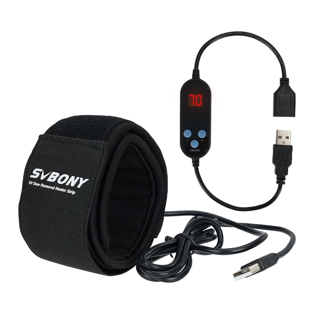 Svbony SV172 แถบทําความร้อนเลนส์กล้องโทรทรรศน์ 430 มม.