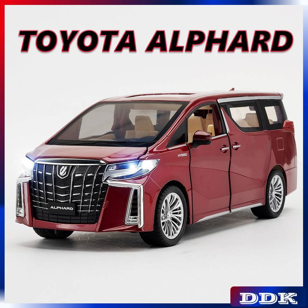Ddk โมเดลรถยนต์ Toyota Alphard Diecast 1:24 ของเล่นสําหรับเด็ก