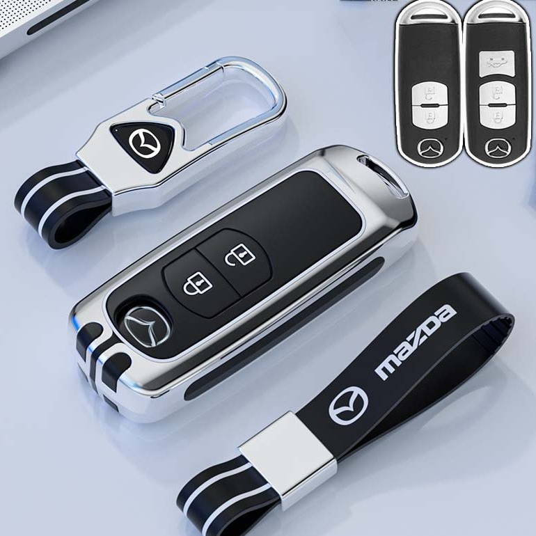 เคสกุญแจรีโมทรถยนต์ อุปกรณ์เสริม สําหรับ Mazda 2 3 CX-3 CX-5 CX-7 CX-9 CX5 CX7 CX9 CX3 ของแต่งรถยนต์