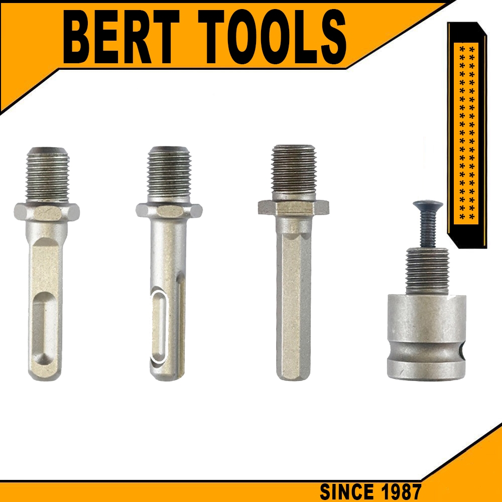 BERT ｜หัวสว่านต่อบล็อก แปลง บล็อกลม สว่าน อแดปเตอร์ หัวจับดอกสว่าน พร้อมอะแดปเตอร์ หัวสว่านต่อบล็อก แปลง บล็อกลม บล็อกแบต