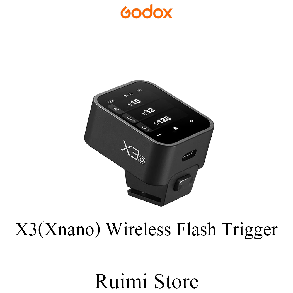 Godox X3 C/N/S/F/O/L TTL HSS 2.4G Wireless Flash Trigger OLED เครื่องส่งสัญญาณหน้าจอสัมผัส Quick Cha