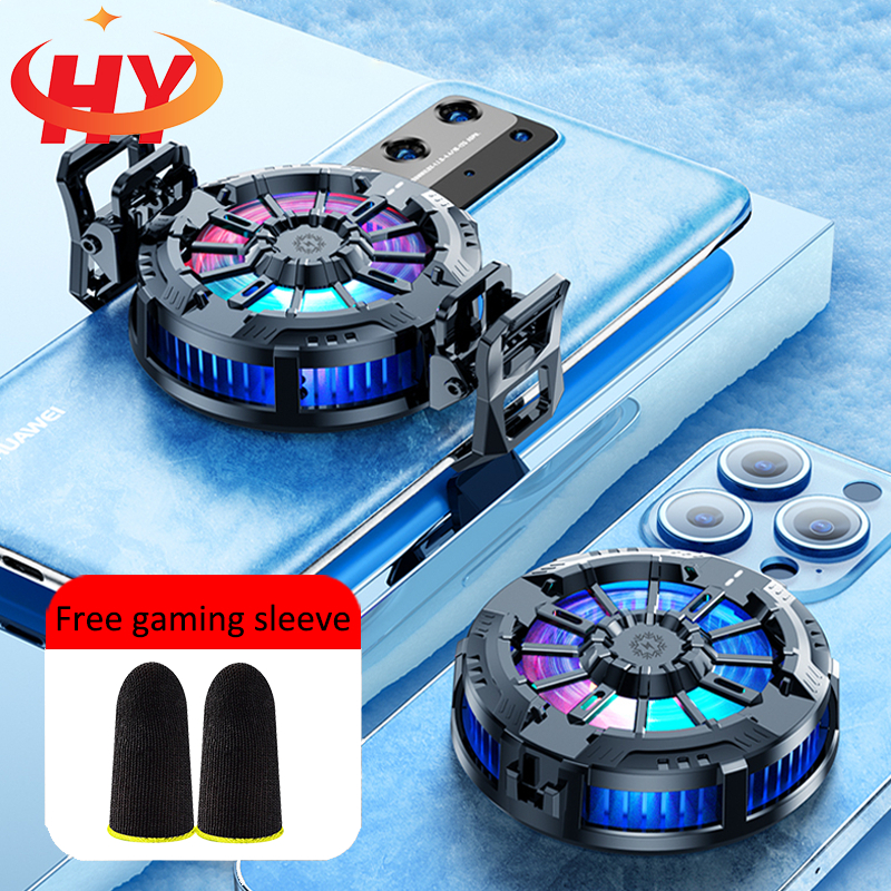 Hy 2024 ใหม่ X106 หม้อน้ําโทรศัพท์มือถือ อีสปอร์ต แบบคลิปหนีบ เสียงเงียบ ระบายความร้อนเร็ว