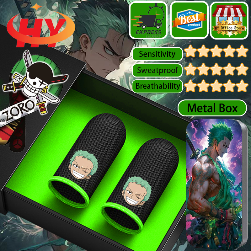 ถุงมือเล่นเกม One Piece Series Zoro 56 เข็ม ป้องกันเหงื่อ