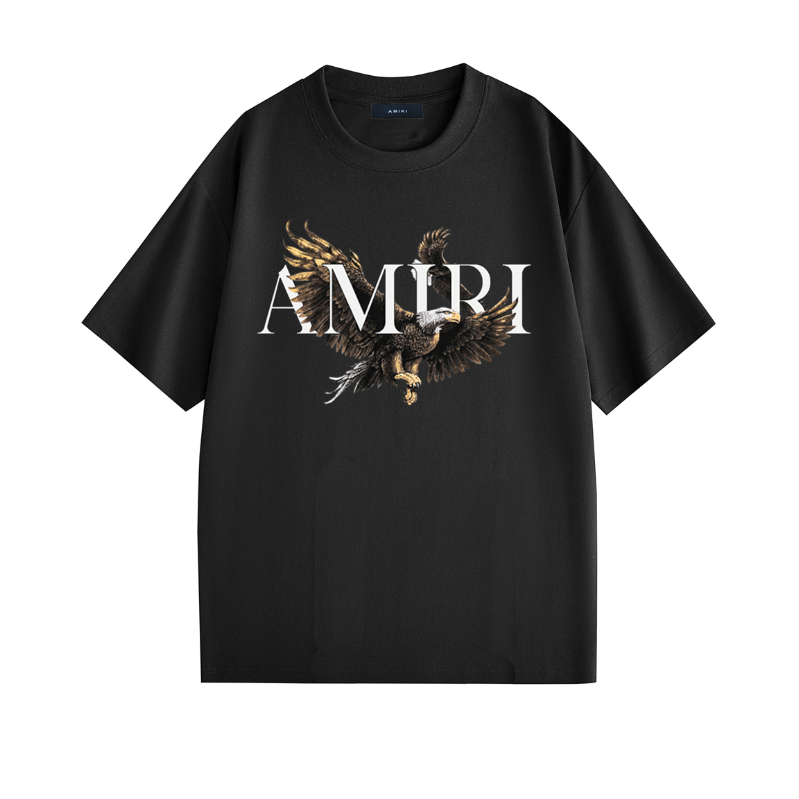เสื้อยืดแขนสั้น พิมพ์ลาย AMIRI สไตล์ใหม่ 2024