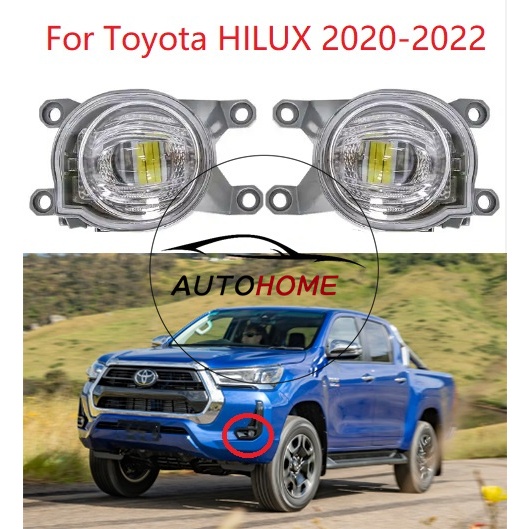 โคมไฟกันชนหน้า ไฟตัดหมอก LED สําหรับ Toyota HILUX REVO ROCCO 2020 2021 2022 2023 2024 2025