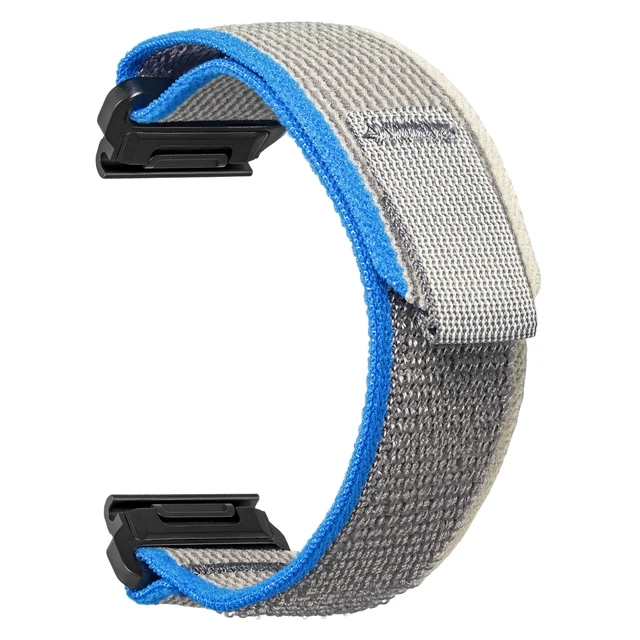 Hemsut Quickfit Trail Loops สําหรับ Garmin Tactix สายนาฬิกาสายไนลอนทอสําหรับ Fenix Forerunner 20 22 26