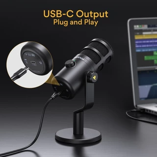 Maono สายเคเบิลไมโครโฟน USB C เป็น USB A/C สําหรับไมโครโฟน USB โทรศัพท์มือถือ คอมพิวเตอร์ DGM20 PD200X