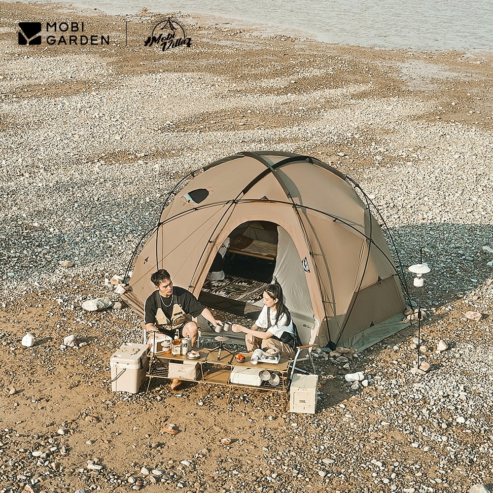 Mobi GARDEN เต็นท์ อุปกรณ์ตั้งแคมป์กลางแจ้ง กันลม กันลม กันลม ฤดูหนาว บอลเต็นท์ Commander