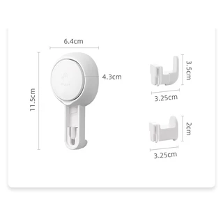TAILI 4Pcs ตะขอดูด Heavy Duty แขวนผ้าเช็ดตัวห้องน้ำห้องครัวไม่มีเจาะที่ถอดออกได้แบบพกพา Hooks ผนังกันน้ำ