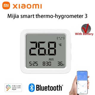 Xiaomi สมาร์ท Thermo-hygrometer 3 Mijia บลูทูธอุณหภูมิความชื…
