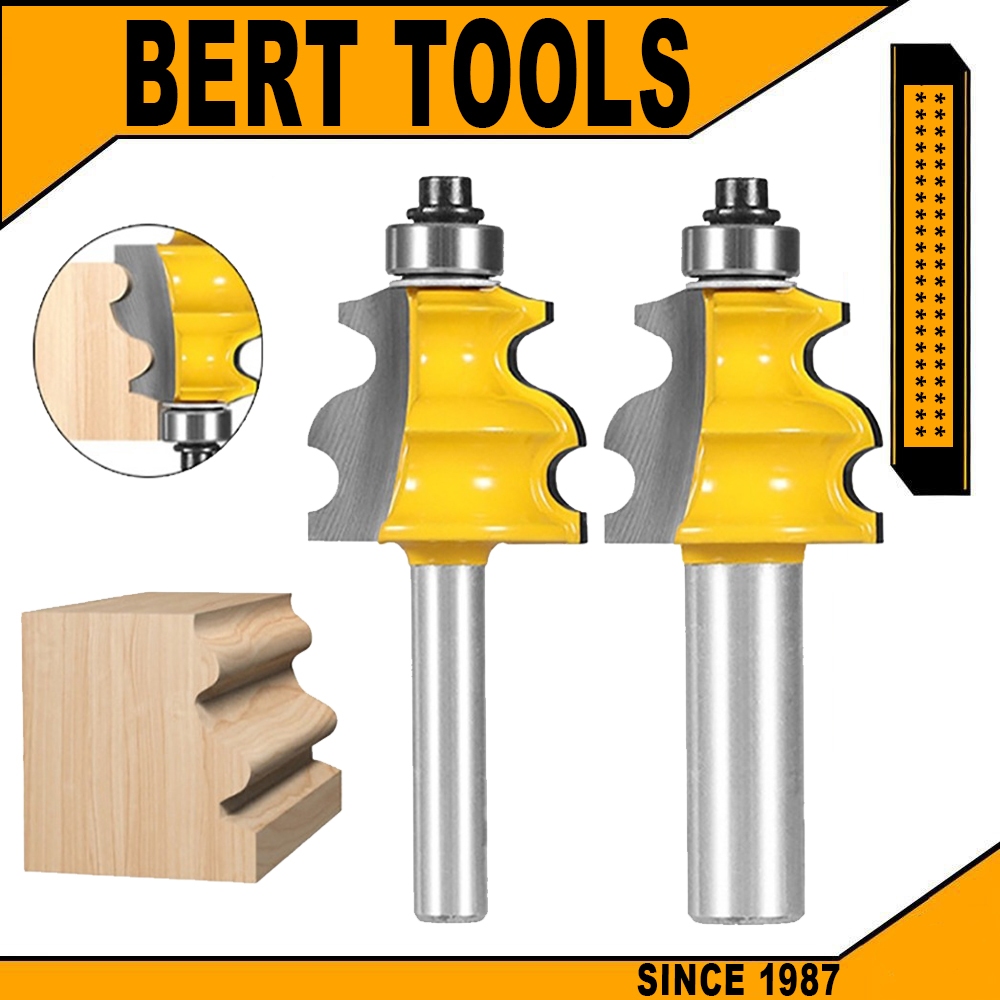 BERT ｜ดอกเร้าเตอร์แกะสลัก CNC และหัวกัดมิลลิ่ง ดอกเราเตอร์ ก้าน 1/4 นิ้ว ดอกกัดมิลลิ่ง สําหรับเราเตอร์ทังสเตนคาร์ไบด์
