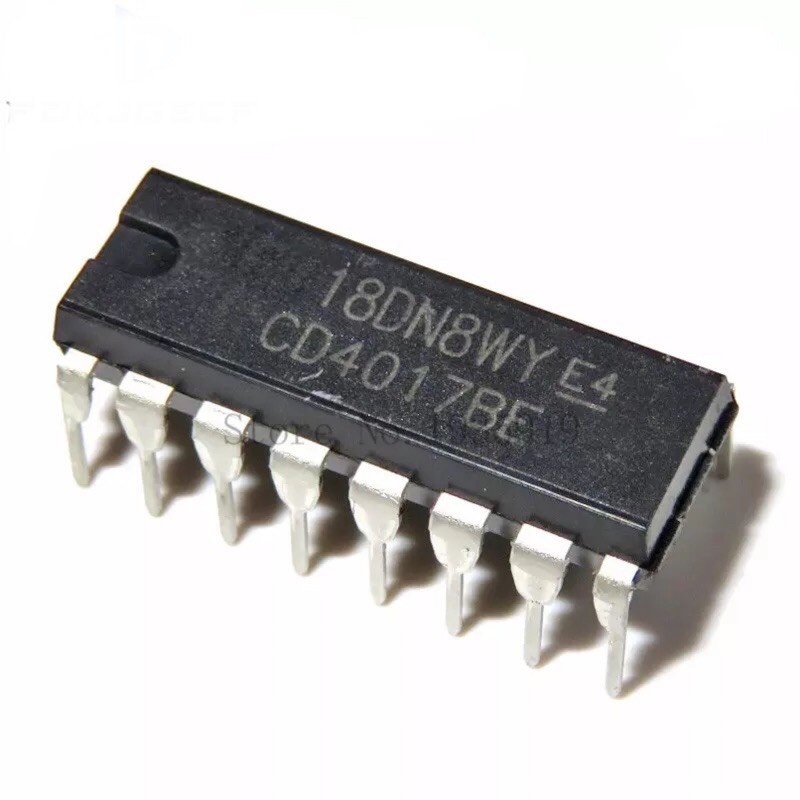 1PCS IC CD4017 CD4017B DIP-16 CD4017BE สินค้าได้รับการรับรอง