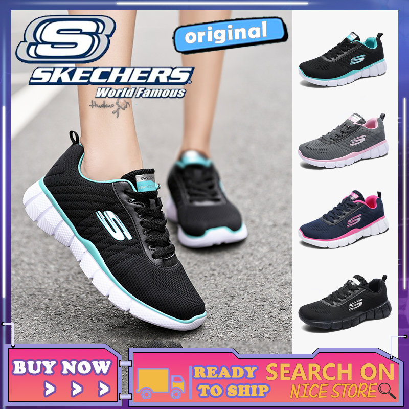 [รองเท้าผ้าใบผู้หญิง] Skechers_ Go-walk รองเท้าผ้าใบ สลิปออน กีฬา รองเท้าส้นแบน Kasut Sukan Wanita Walking Running Girl DJC7
