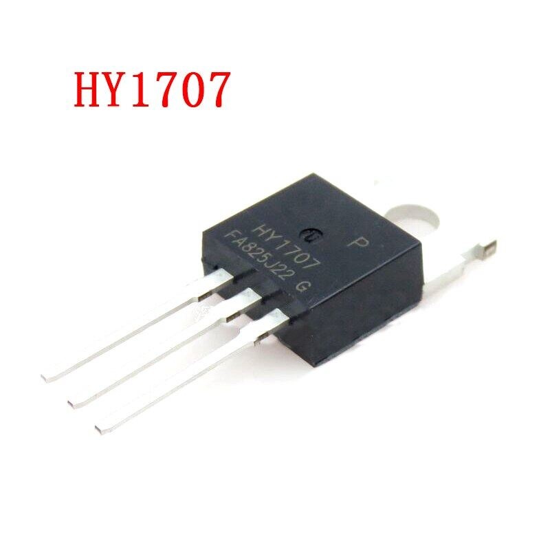 1 ชิ้น HY1707 HY1707P TO-220 80A 75V mosfet ทรานซิสเตอร์ผลิตภัณฑ์