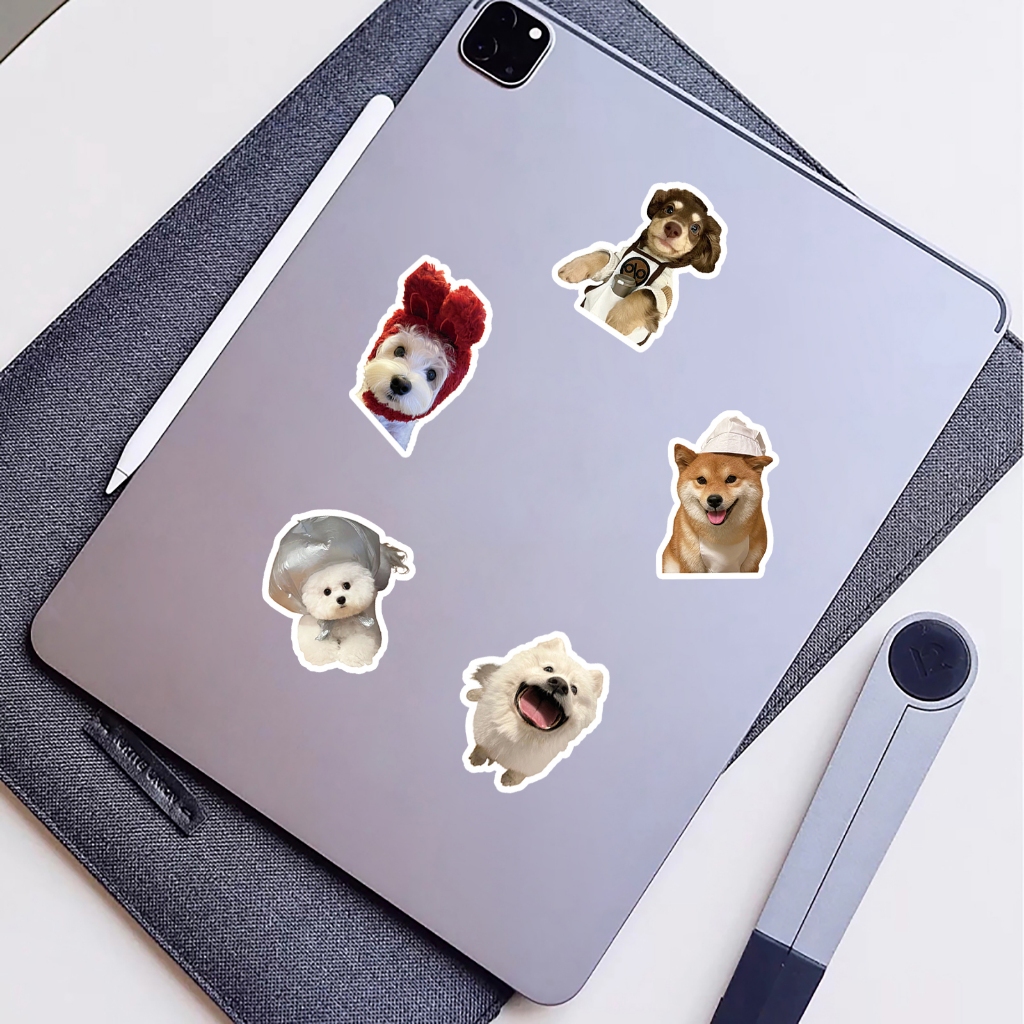 สุ่ม10/100ชิ้นตลกสุนัข ทําเอง สร้างสรรค์สติกเกอร์กันน้ําสําหรับโทรศัพท์แล็ปท็อปสเก็ตบอร์ดหมวกกันน็อคกราฟฟิตีมอเตอร์รถสติกเกอร์ - รูปที่ 6