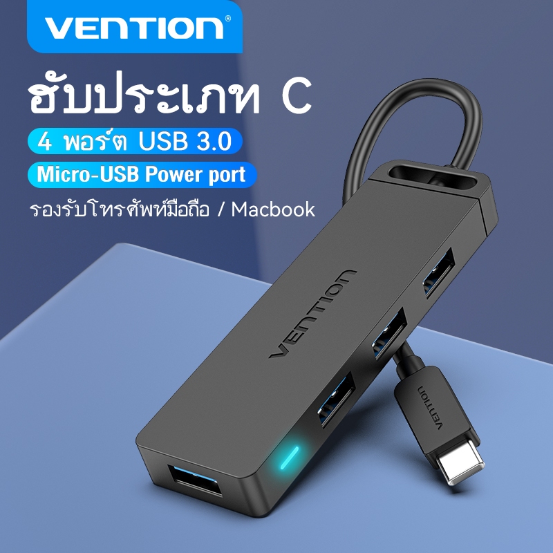 Vention อะแดปเตอร์ฮับ แยกสายเคเบิล Usb C Usb 3.1 Type C ฮับ Usb 3.0 สําหรับ Samsung