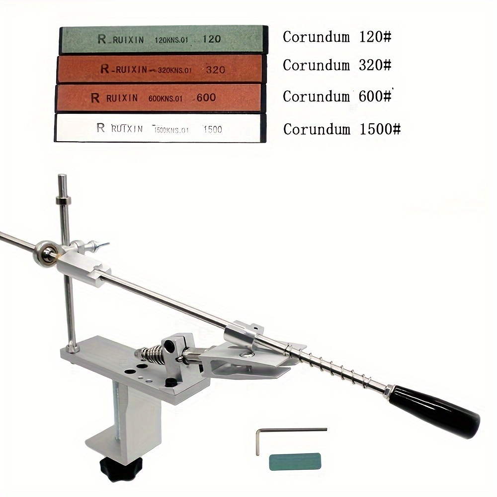 ชุดเครื่องมือลับมีด อลูมิเนียมอัลลอย พร้อมหินลับมีด 360 องศา 4 ชิ้น