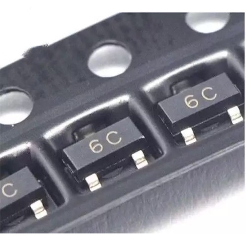 10pcs 6C SMD ทรานซิสเตอร์ BC817 BC817-40 6C BC817-25 6B SOT-23 SMD SOT23 ทรานซิสเตอร์ผลิตภัณฑ์