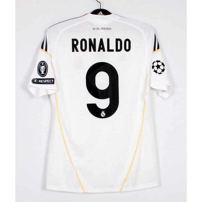 Maglia 2009-10 Real Madrid Home Spring and Summer 9 Ronaldo UCL 09-10 RMCF UEFA